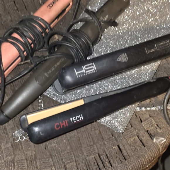 4 Hair Straightener Bundle Deal .. Chi, Amika, HSI, & Remington
